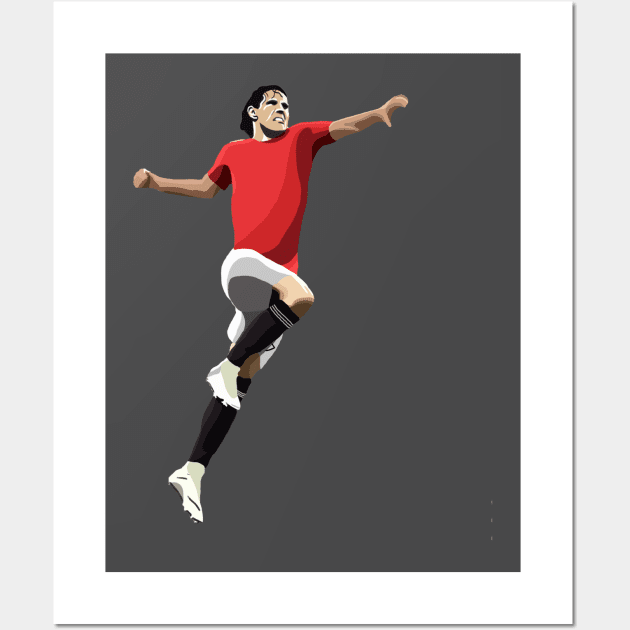 Edinson Cavani Wall Art by Webbed Toe Design's